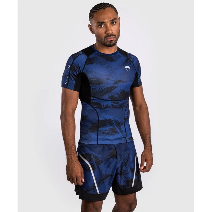 Рашгард - Venum Electron 3.0 Short Sleeve Rashguard - Navy ​